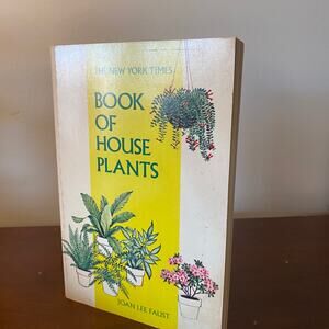 New York Times Book of Houseplants Paperback Vintage 1973
